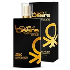 Feromonituoksu Love & Desire Premium Edition Homme 2x Stronger Pheromones miehille, 100 ml hinta ja tiedot | Eroottiset tuoksut ja parfyymit | hobbyhall.fi