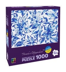 Palapeli Purple Witty Fox Veronika Blyzniuchenko Liljat Sininen sarja, 1000 palaa hinta ja tiedot | Palapelit | hobbyhall.fi