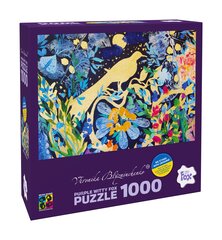 Palapeli Purple Witty Fox Veronika Blyzniuchenko Yöpuutarha, 1000 palaa hinta ja tiedot | Palapelit | hobbyhall.fi