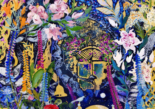 Palapeli Witty Fox Veronika Blyzniuchenko Joao's Garden, 1000 palaa hinta ja tiedot | Purple Witty Fox Lapset | hobbyhall.fi