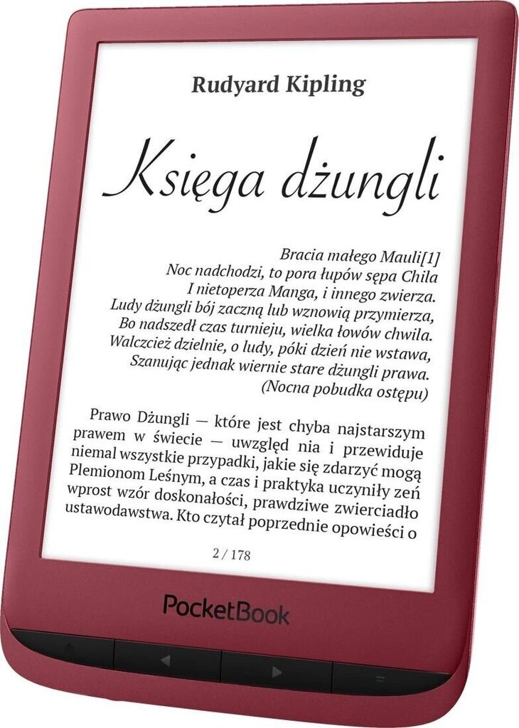 PocketBook PB628-R-WW hinta ja tiedot | E-kirjojen lukulaitteet | hobbyhall.fi