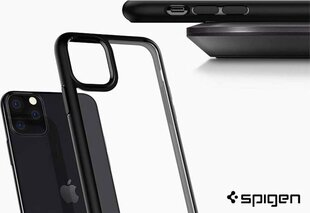 SPIGEN ULTRA HYBRID IPHONE 11 PRO MAX MATTE BLACK hinta ja tiedot | Puhelimen kuoret ja kotelot | hobbyhall.fi