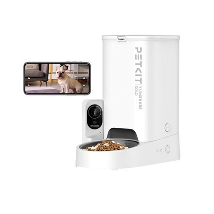 Automaattinen ruokinta-automaatti Petkit kameralla, 3L, valkoinen hinta ja tiedot | Ruokakupit ja ruokintatarvikkeet | hobbyhall.fi