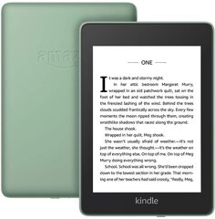 Amazon Kindle Paperwhite 10th Gen, 32GB, Wi-Fi, vihreä hinta ja tiedot | E-kirjojen lukulaitteet | hobbyhall.fi