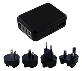Xcessor Universal 4 portin USB-matkalaturi hinta ja tiedot | Lilware Puhelimet, älylaitteet ja kamerat | hobbyhall.fi