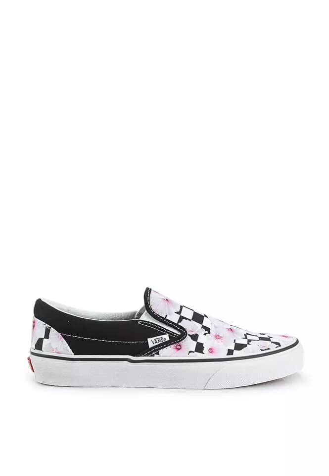 Vans Hibiscus Check Classic Slip-On naisten vapaa-ajan kengät VN0A5JLXBM81 hinta ja tiedot | Naisten urheilu- ja vapaa-ajan kengät | hobbyhall.fi