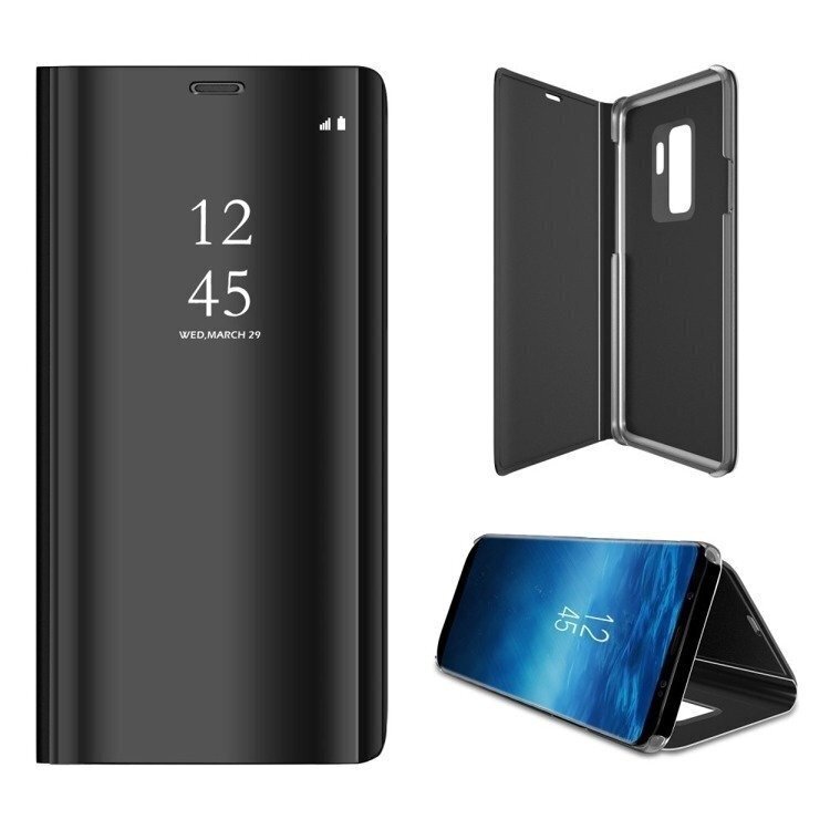 Mocco Clear View Cover Case For Xiaomi Xiaomi Redmi 8 Black hinta ja tiedot | Puhelimen kuoret ja kotelot | hobbyhall.fi