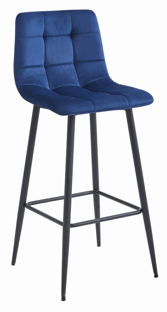 4 tuolin setti Leobert Arceto, sininen/musta hinta ja tiedot | Ruokapöydän tuolit | hobbyhall.fi