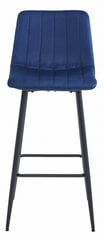 4 tuolin sarja Leobert Pozza, sininen/musta hinta ja tiedot | Ruokapöydän tuolit | hobbyhall.fi