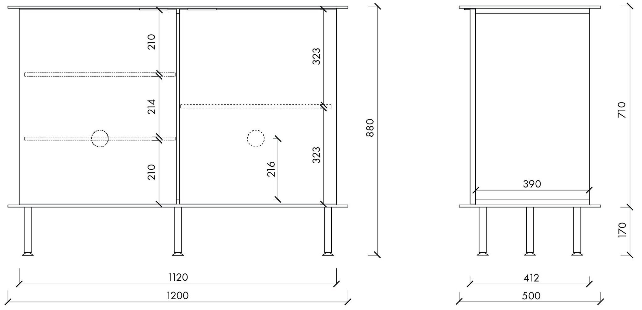 Senkki Suumo, sininen hinta ja tiedot | Vitriinit | hobbyhall.fi