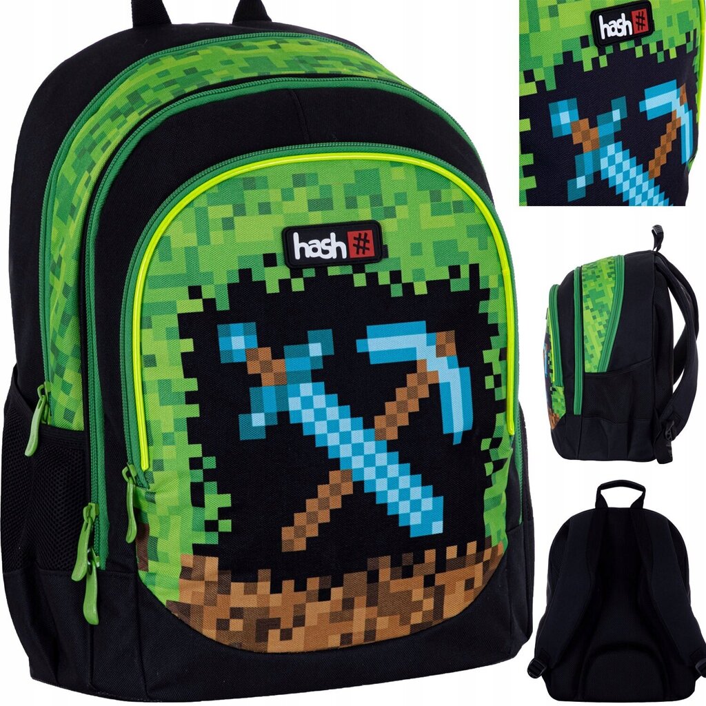 Koulureppu Hash Minecraft, 20 l hinta ja tiedot | Koulureput ja -laukut | hobbyhall.fi