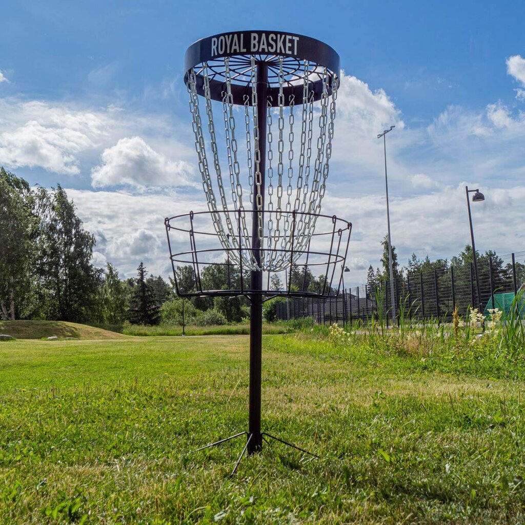 Viking Discs Royal Basket frisbeegolfkori, Black edition hinta ja tiedot | Frisbeegolf | hobbyhall.fi