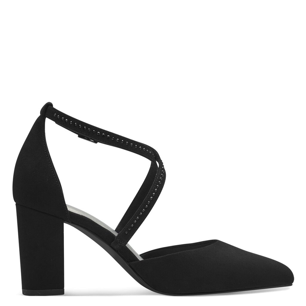 Marco Tozzi naisten kengät 2-24421*42, musta 2-24421*01-041 hinta ja tiedot | Naisten avokkaat ja sandaalit | hobbyhall.fi
