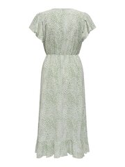 JDY naisten mekko 15293978*05, vihreä/valkoinen 5715514966616 hinta ja tiedot | Mekot | hobbyhall.fi