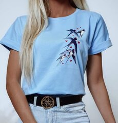 Naisten t-paita 202232 01, sininen 202232*01-XL hinta ja tiedot | Naisten T-paidat | hobbyhall.fi