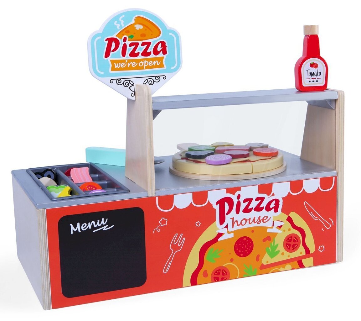 Pizzauuni lisävarusteineen, puinen hinta ja tiedot | Tyttöjen lelut | hobbyhall.fi