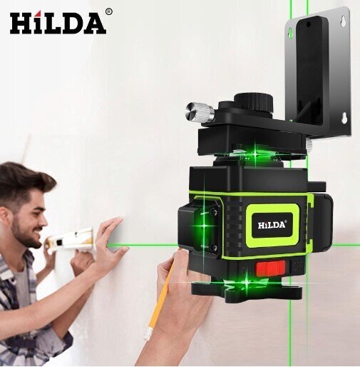 Lineaarinen laservaaka, IP54 Hilda hinta ja tiedot | Käsityökalut | hobbyhall.fi
