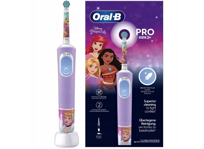 Sähköhammasharja Oral-B Vitality Pro 103 Princess hinta ja tiedot | Sähköhammasharjat | hobbyhall.fi