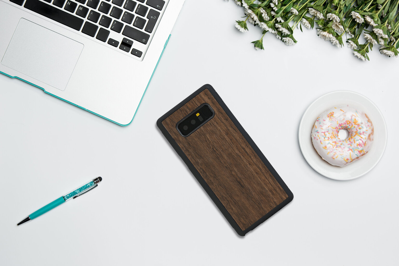 Samsung Galaxy Note 8 suojakuori Man&Wood, Koala, musta hinta ja tiedot | Puhelimen kuoret ja kotelot | hobbyhall.fi