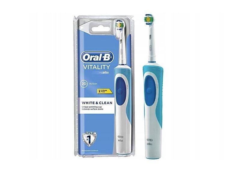 Oral-B Vitality D12.513 White Clean hinta ja tiedot | Sähköhammasharjat | hobbyhall.fi