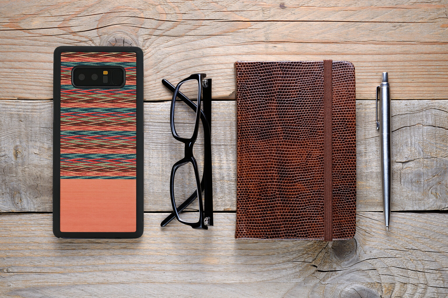 Samsung Galaxy Note 8 suojakuori Man&Wood, Browny check, musta hinta ja tiedot | Puhelimen kuoret ja kotelot | hobbyhall.fi