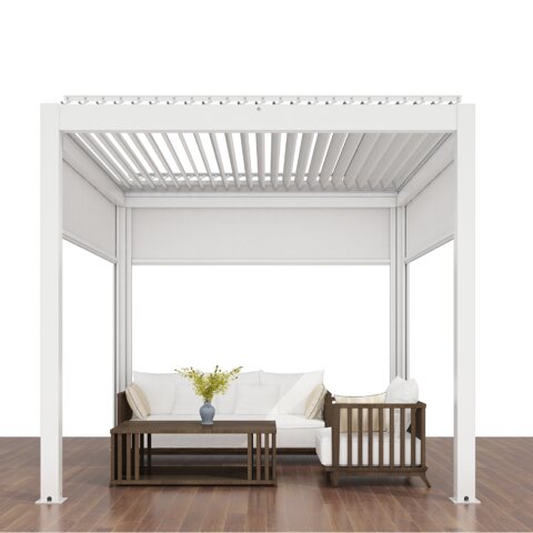 Katos Sky Pergola 3x4m (valkoinen) hinta ja tiedot | Puutarhapaviljongit | hobbyhall.fi