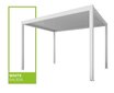 Katos Sky Pergola 3x4m (valkoinen) hinta ja tiedot | Puutarhapaviljongit | hobbyhall.fi