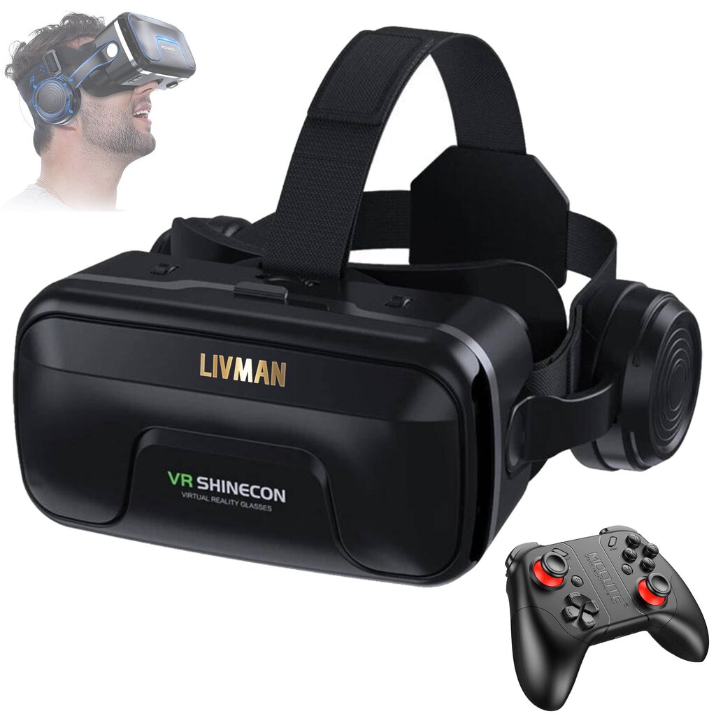 Livman VR-lasit bluetooth-ohjaimella SC-G04EA hinta ja tiedot | VR-lasit | hobbyhall.fi