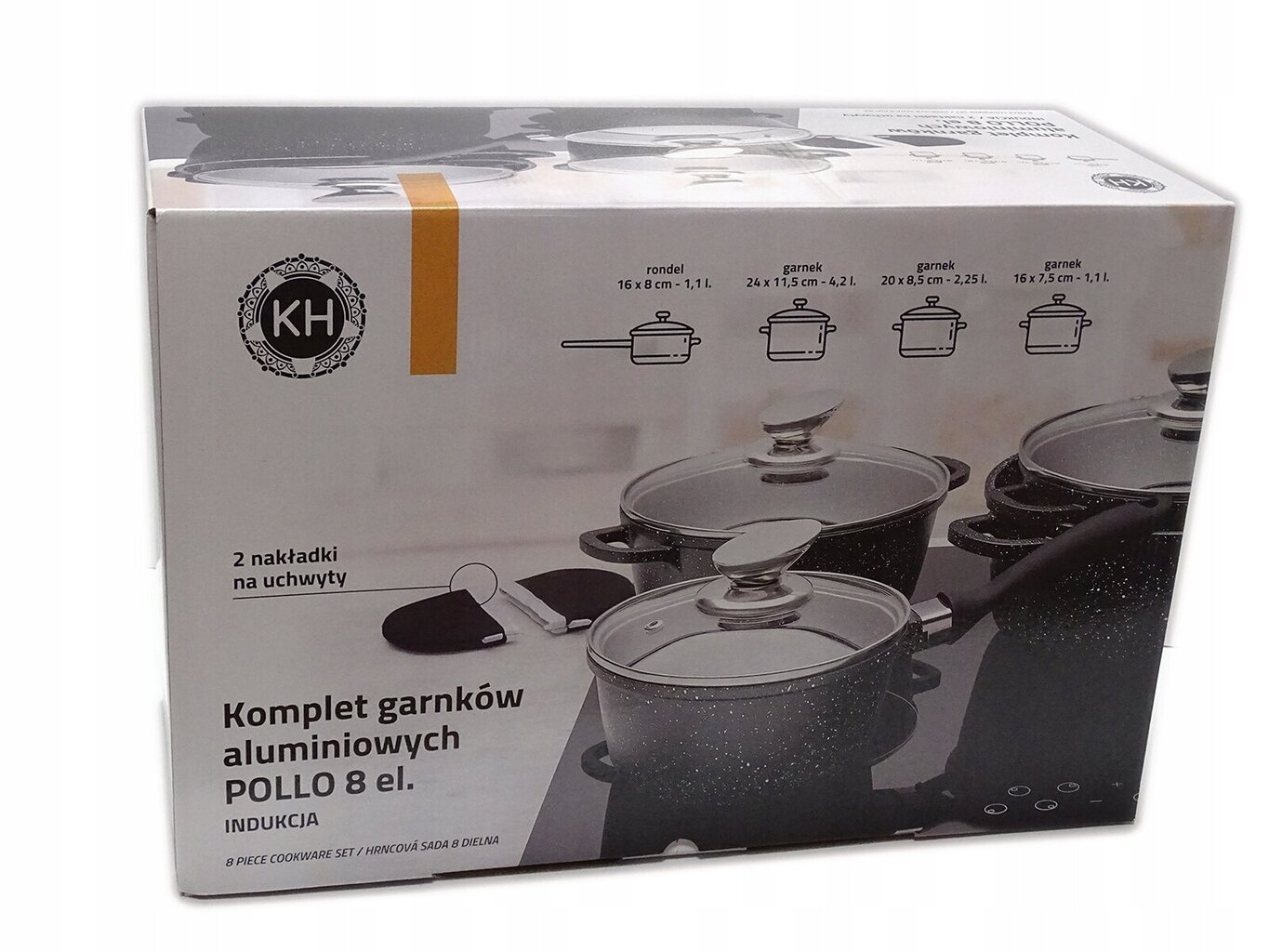 KonigHOFFER patasetti, 8 kpl hinta ja tiedot | Kattilat ja painekattilat | hobbyhall.fi