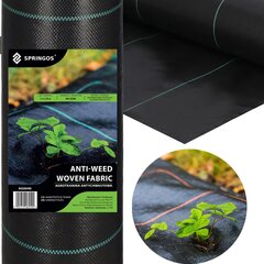 Agrotekstiili rikkaruohoja vastaan Springos AG0040 90g/m2 1x10 m hinta ja tiedot | Puutarhatyökalut | hobbyhall.fi