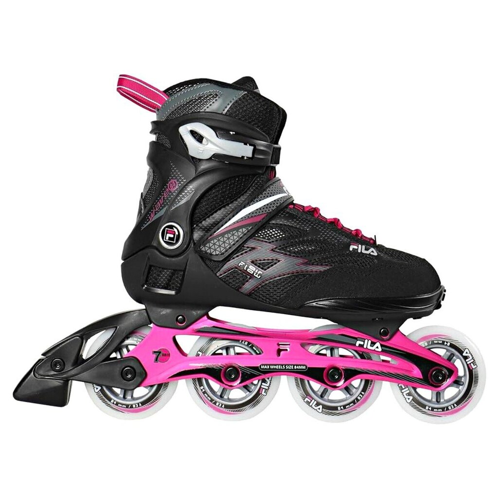 Naisten rullaluistimet Fila Wave 84 Lady (010622235) musta/magenta (39) hinta ja tiedot | Rullaluistimet | hobbyhall.fi