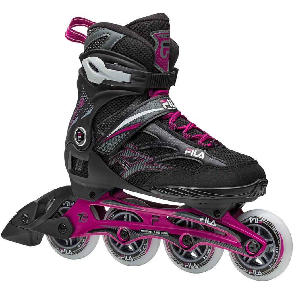 Naisten rullaluistimet Fila Wave 84 Lady (010622235) musta/magenta (41) hinta ja tiedot | Rullaluistimet | hobbyhall.fi