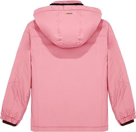 Gemyse vedenpitävä tuulenpitävä lämmin lasten takki, vaaleanpunainen hinta ja tiedot | Tyttöjen takit | hobbyhall.fi