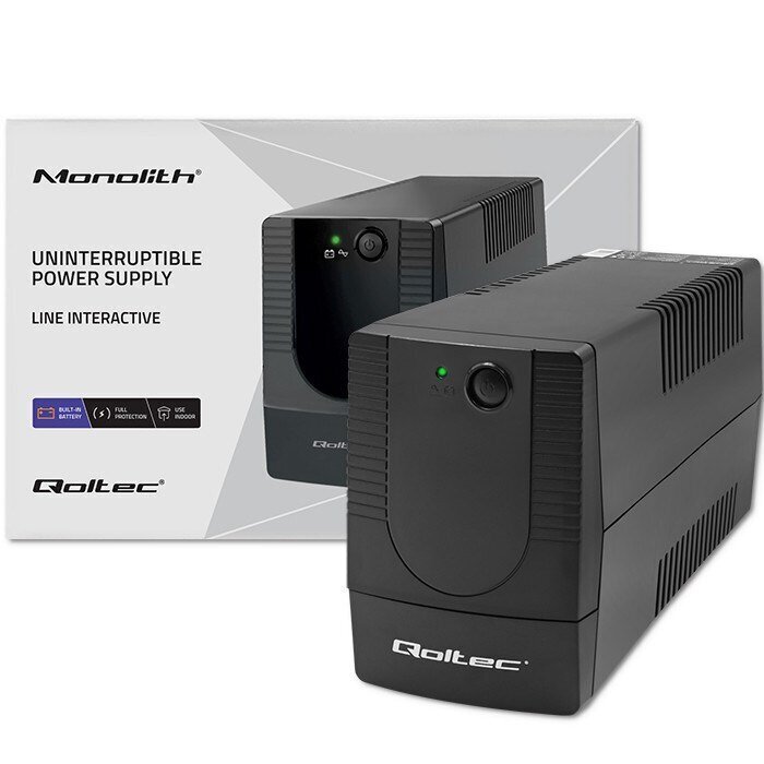 Qoltec Monolith 53773 480W FR hinta ja tiedot | UPS-laitteet | hobbyhall.fi