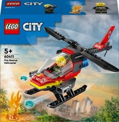 60411 LEGO® City Palontorjuntahelikopteri hinta ja tiedot | LEGOT ja rakennuslelut | hobbyhall.fi