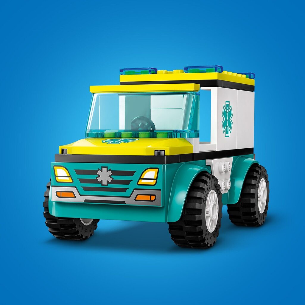 60403 LEGO® City Ambulanssi ja lumilautailija hinta ja tiedot | LEGOT ja rakennuslelut | hobbyhall.fi