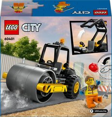 60401 LEGO® City Construction Steamroller rakennustiejyrä hinta ja tiedot | LEGOT ja rakennuslelut | hobbyhall.fi
