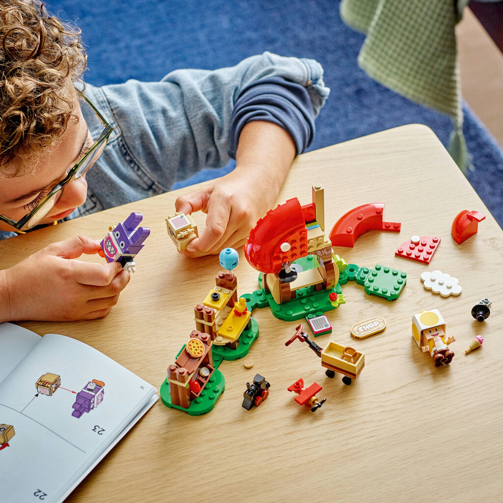 71429 Lego® Super Mario Nabbit Toadin kaupassa ‑laajennussarja hinta ja tiedot | LEGOT ja rakennuslelut | hobbyhall.fi