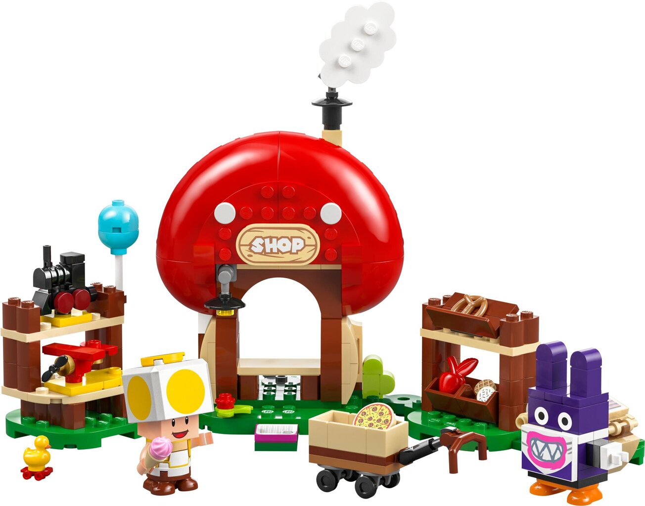 71429 Lego® Super Mario Nabbit Toadin kaupassa ‑laajennussarja hinta ja tiedot | LEGOT ja rakennuslelut | hobbyhall.fi