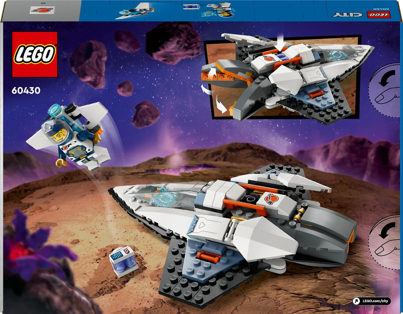 60430 Lego® City intergalaktinen avaruusalus hinta ja tiedot | LEGOT ja rakennuslelut | hobbyhall.fi