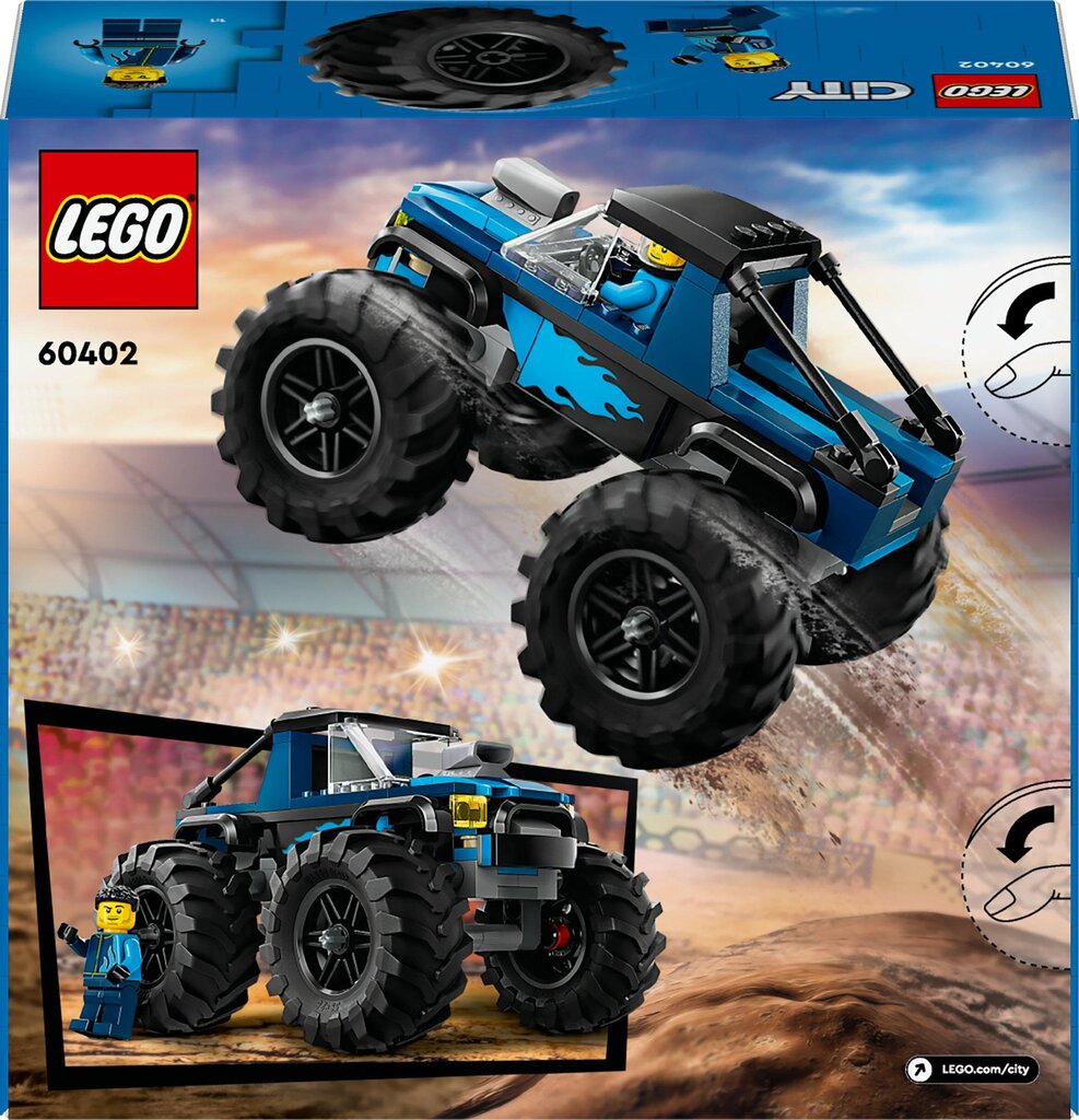 60402 Lego® City Sininen monsteriauto hinta ja tiedot | LEGOT ja rakennuslelut | hobbyhall.fi