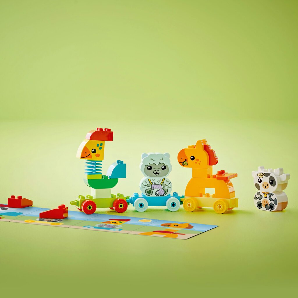 10412 Lego® Duplo Eläinjuna hinta ja tiedot | LEGOT ja rakennuslelut | hobbyhall.fi