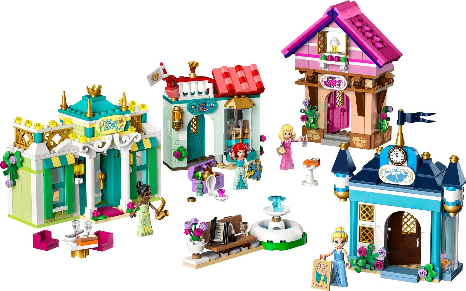 43246 Lego® Disney Disney-prinsessojen markkinaseikkailu hinta ja tiedot | LEGOT ja rakennuslelut | hobbyhall.fi