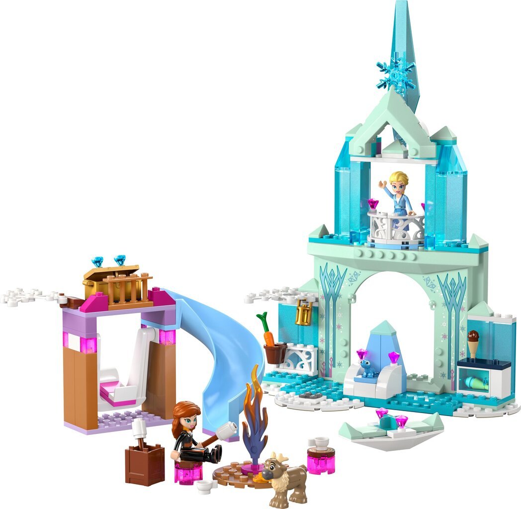 43238 LEGO® Disney Princess Elsan jäälinna hinta ja tiedot | LEGOT ja rakennuslelut | hobbyhall.fi