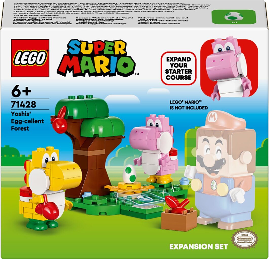 71428 LEGO® Super Mario Yoshin mahtava metsä ‑laajennussarja hinta ja tiedot | LEGOT ja rakennuslelut | hobbyhall.fi