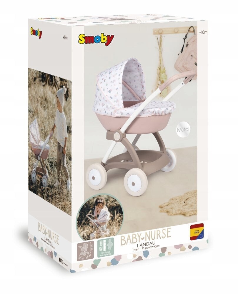 Nukkerattaat Smoby Baby Nurse 2 hinta ja tiedot | Tyttöjen lelut | hobbyhall.fi