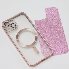 Mocco Glitter Chrome MagSafe Case for Apple iPhone 15 hinta ja tiedot | Puhelimen kuoret ja kotelot | hobbyhall.fi