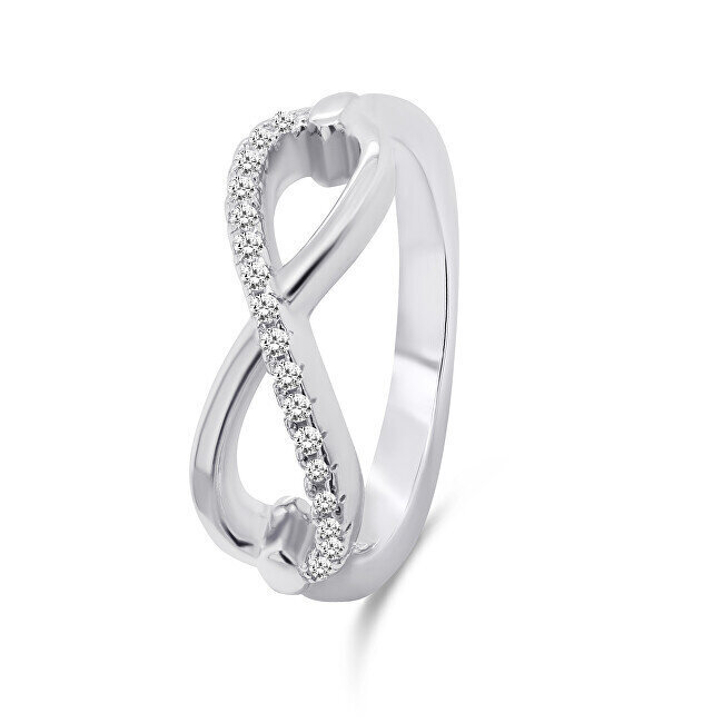 Brilio Silver Moderni hopea Infinity Ring hinta ja tiedot | Sormukset | hobbyhall.fi