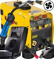 Invertterihitsauskone Powermat 220A PM-IMGTS-220L hinta ja tiedot | Hitsauslaitteet | hobbyhall.fi