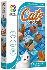 Stalo žaidimas Smart Games Cats & Boxes hinta ja tiedot | Lautapelit ja älypelit | hobbyhall.fi